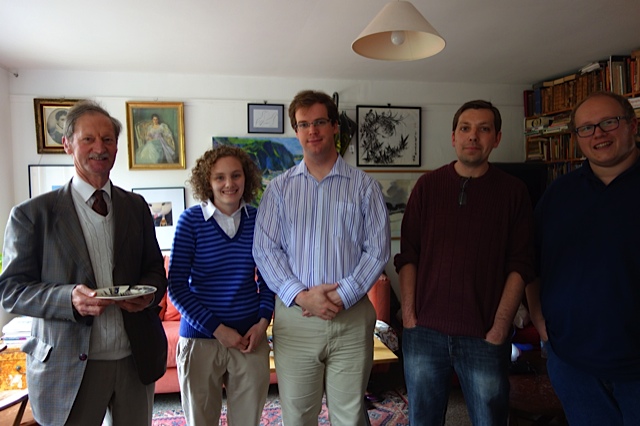 New Liberal Democrats with former council group leader Nigel Jones at our recent social event in Audley.